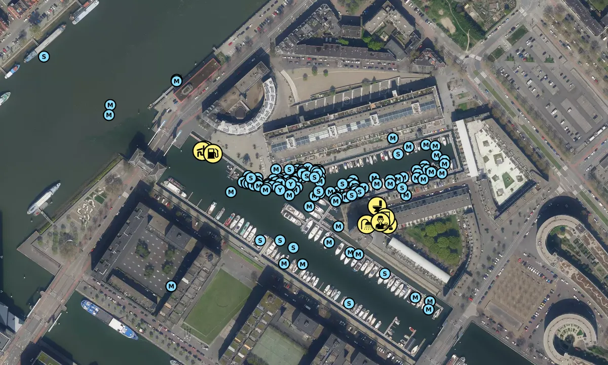 Satelite image of Rotterdam Marina - Zuid-Holland