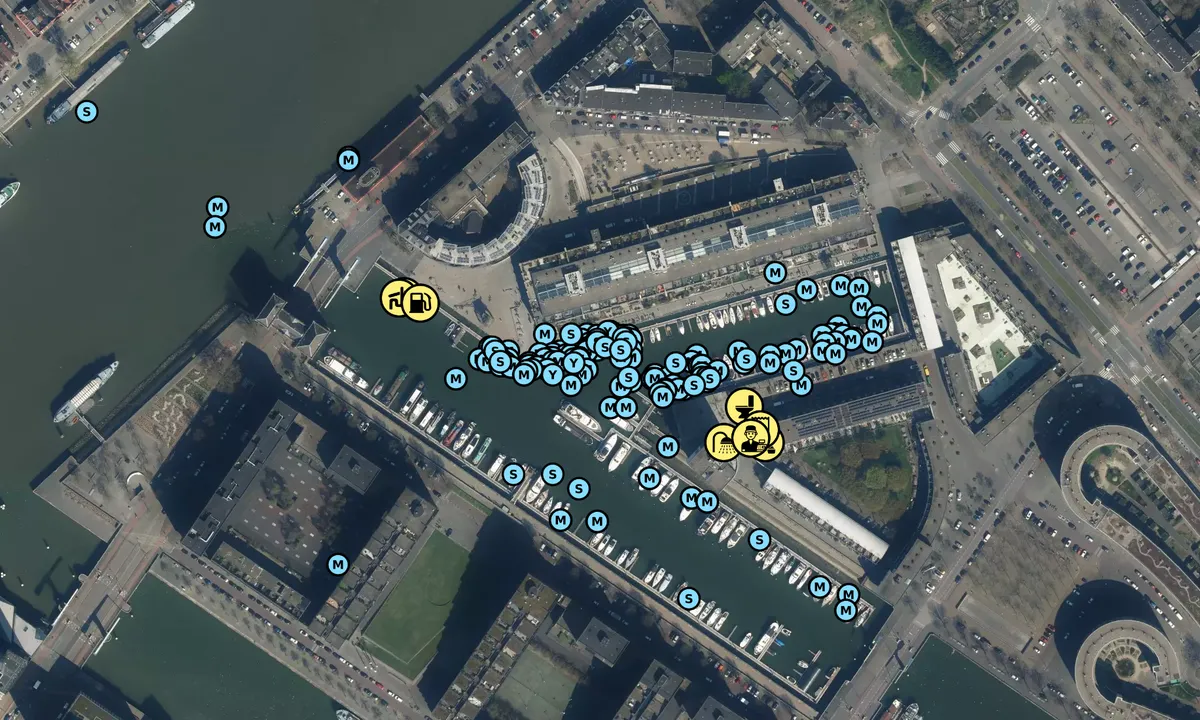 Satelite image of Rotterdam Marina - Zuid-Holland