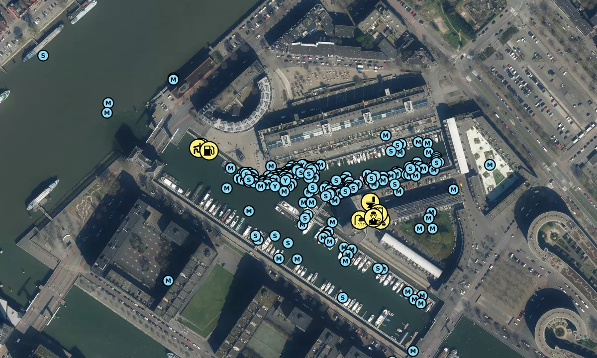 Satelite image of Rotterdam Marina - Zuid-Holland