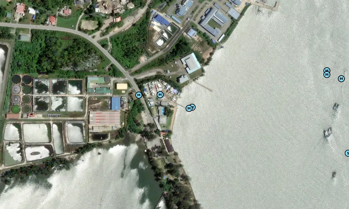 Satelite image of Royal Brunei Yacht Club, Serasa