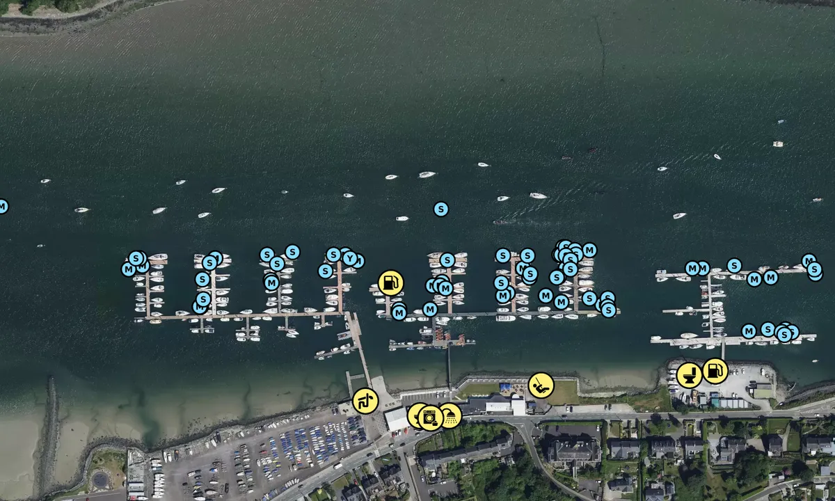 Satelite image of Royal Cork Yacht Club - Crosshaven
