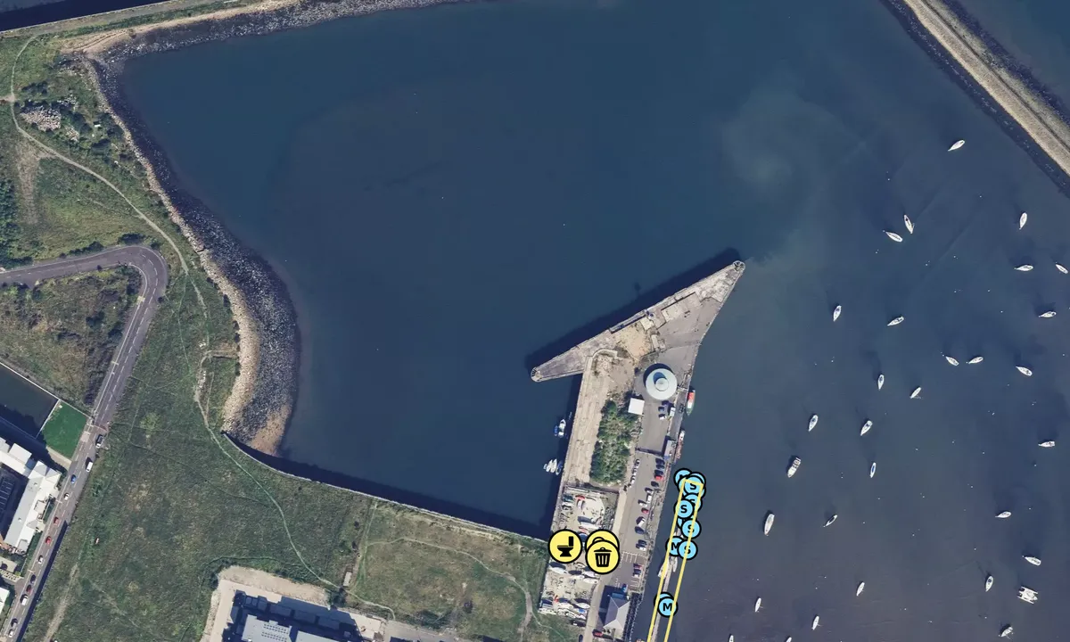 Satelite image of Royal Forth Yacht Club