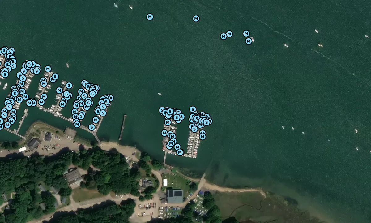 Satelite image of Royal Harwich Yacht Club