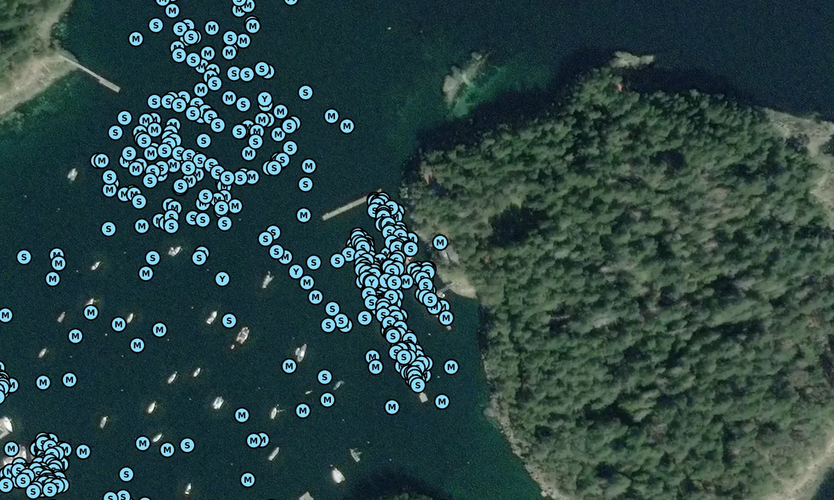 Satelite image of Royal Vancouver Yacht Club