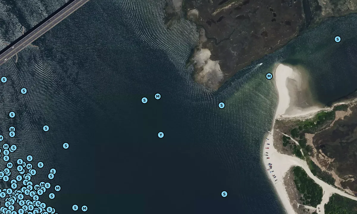 Satelite image of Rum Point