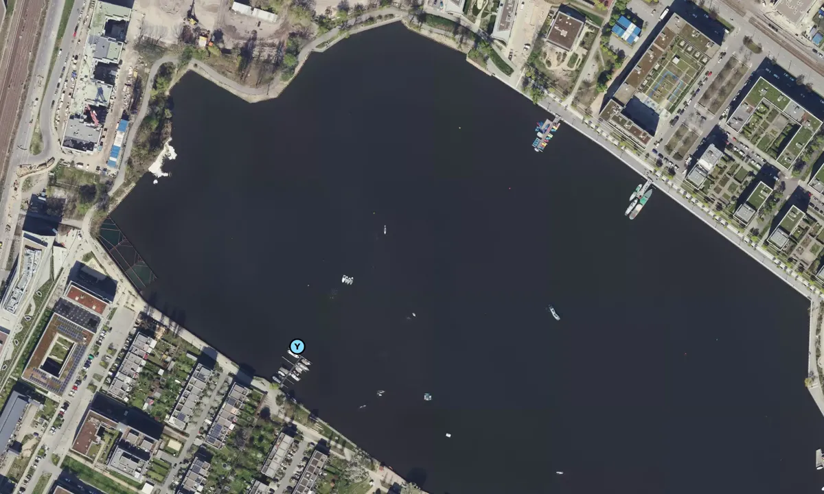 Satelite image of Rumelsburger Bucht