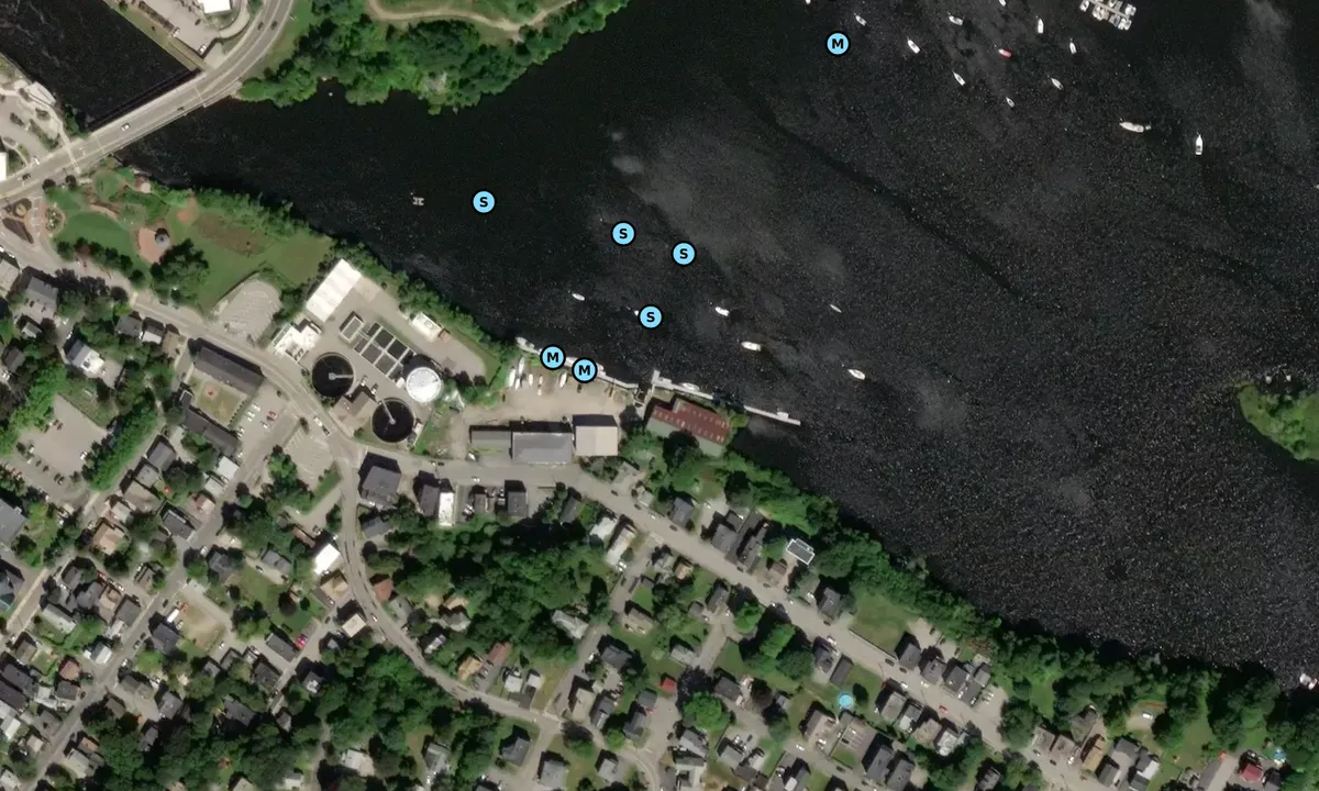 Satelite image of Rumery's Boatyard