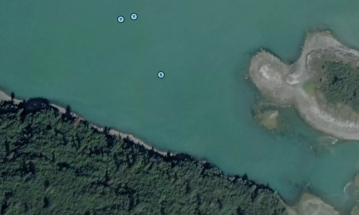 Satelite image of Russell Island Passage