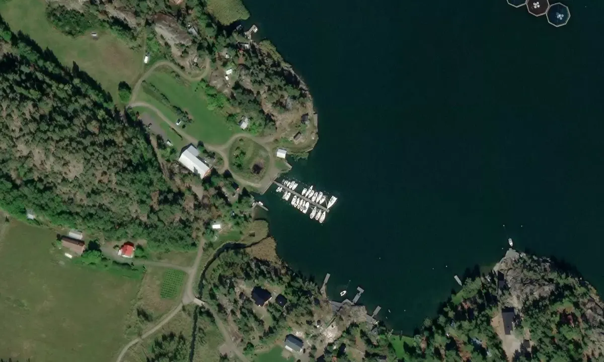 Satelite image of Rymättylä Marina Oy