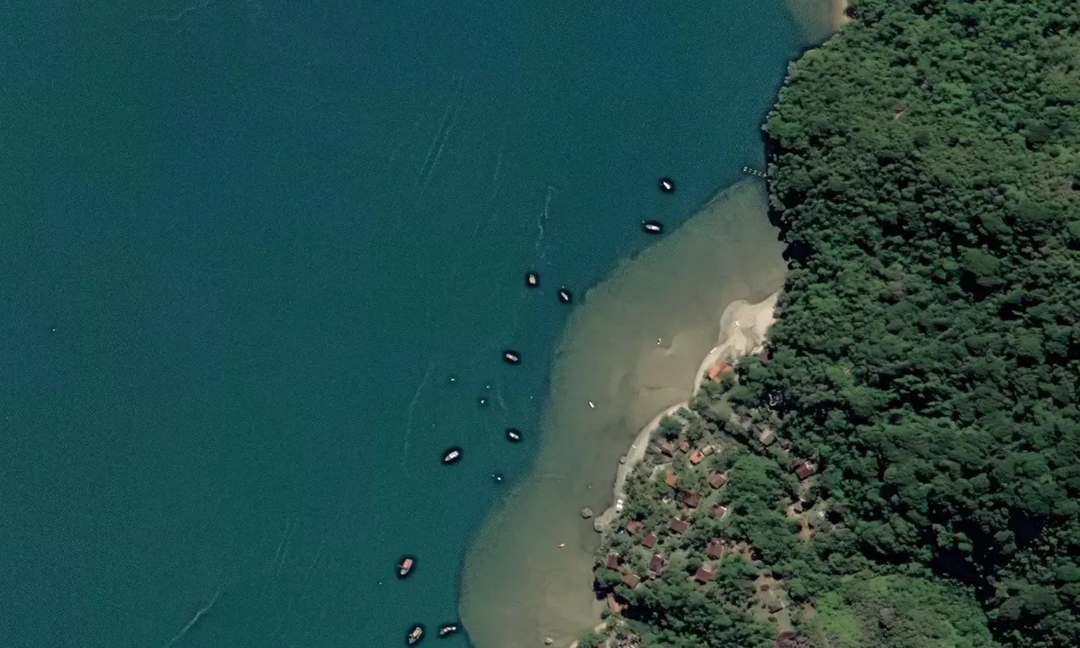 Satelite image of Saco do Mamanguá