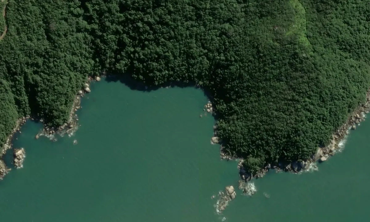 Satelite image of Saco Manso