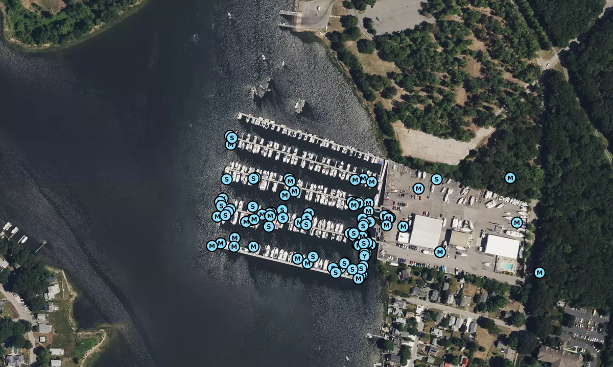 Satelite image of Safe Harbor Cove Haven