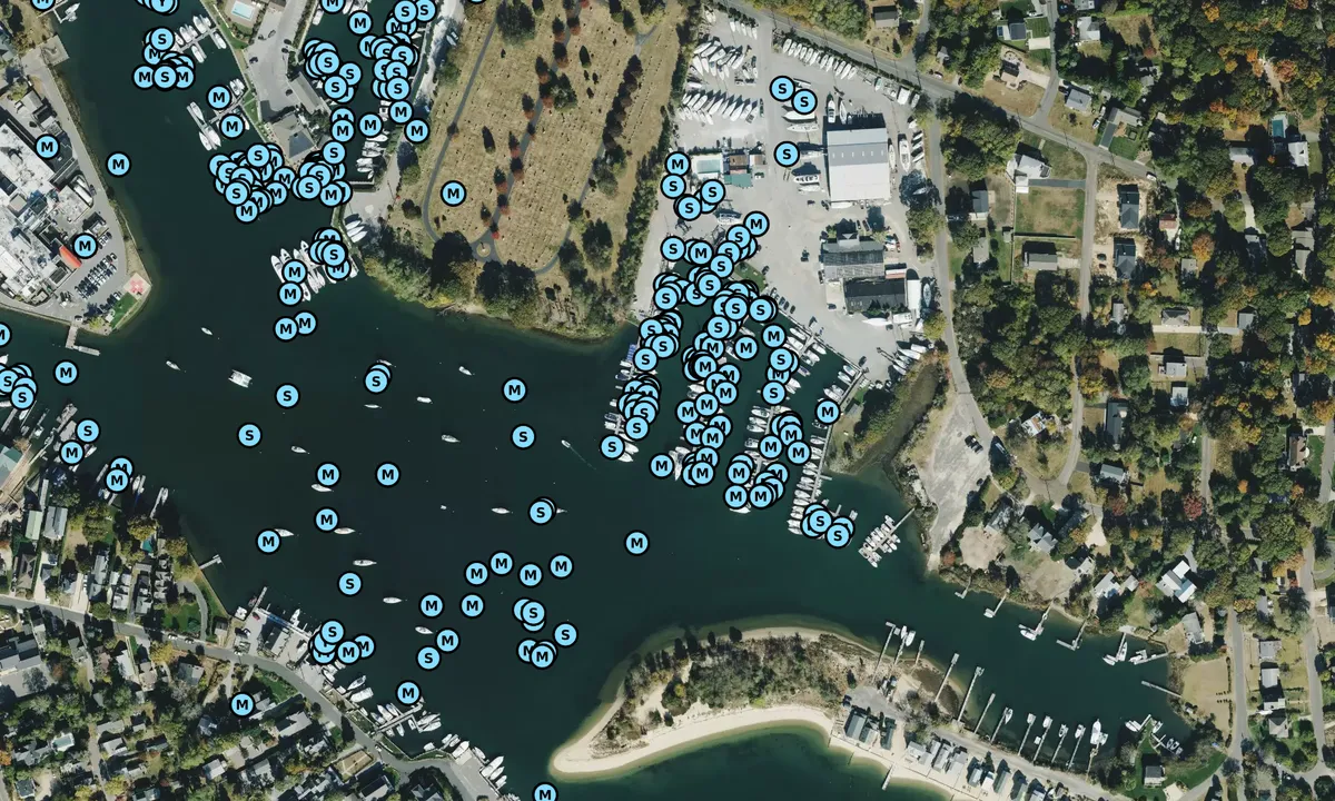 Satelite image of Safe Harbor Greenport