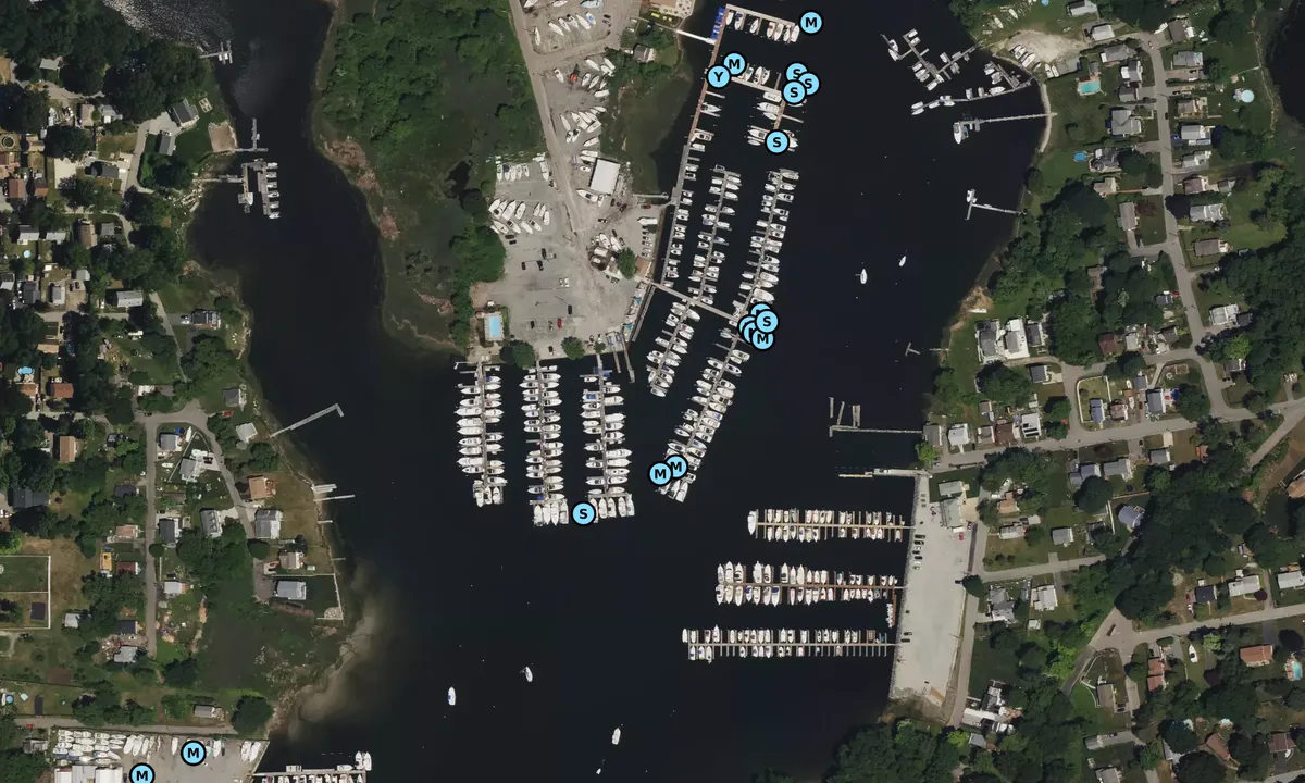 Satelite image of Safe Harbor Greenwich Bay