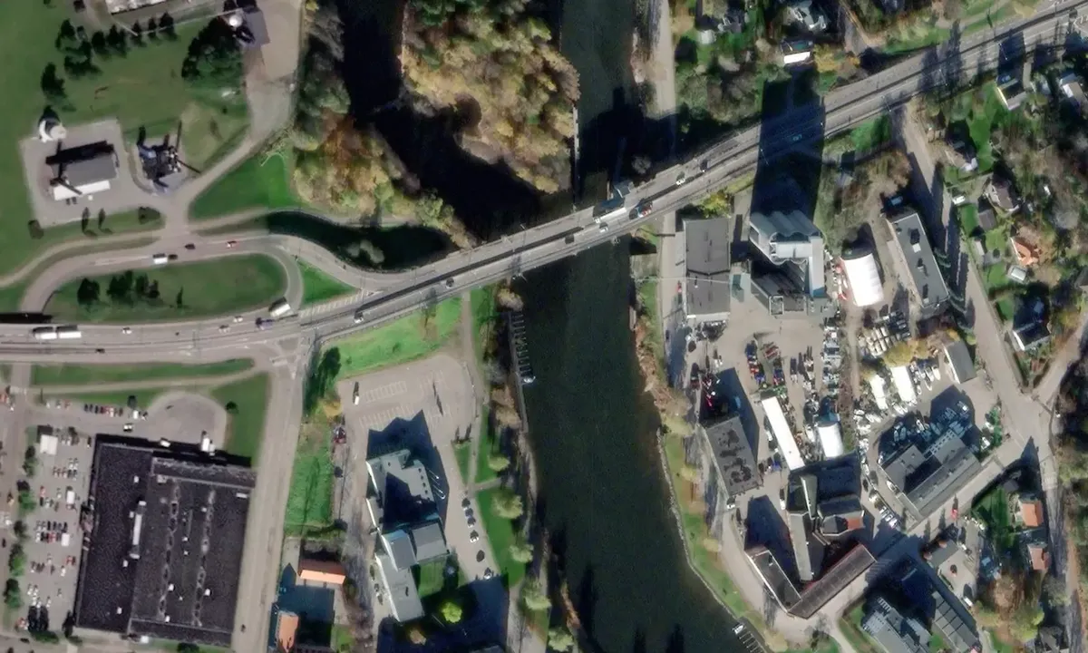 Satelite image of Säffle