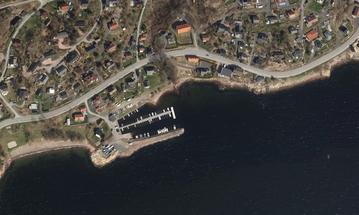 Flyfoto av Sagene Båtforening
