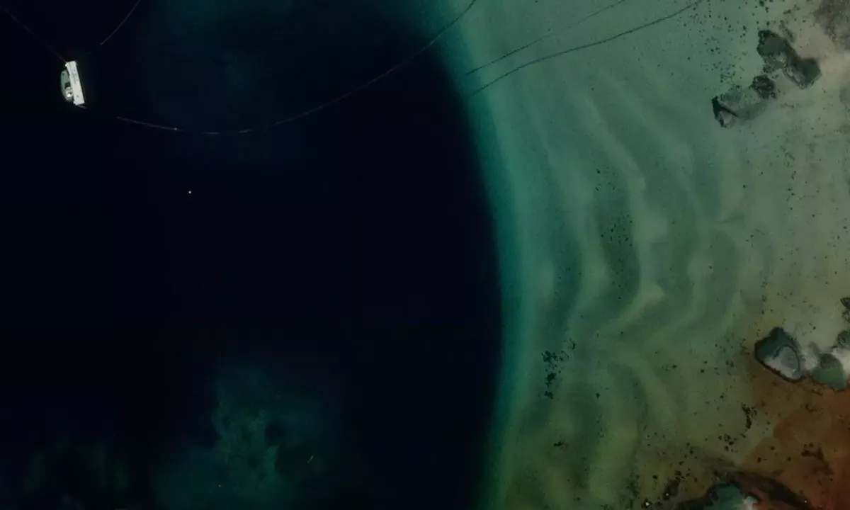 Satelite image of Sagfjorden Båtforening