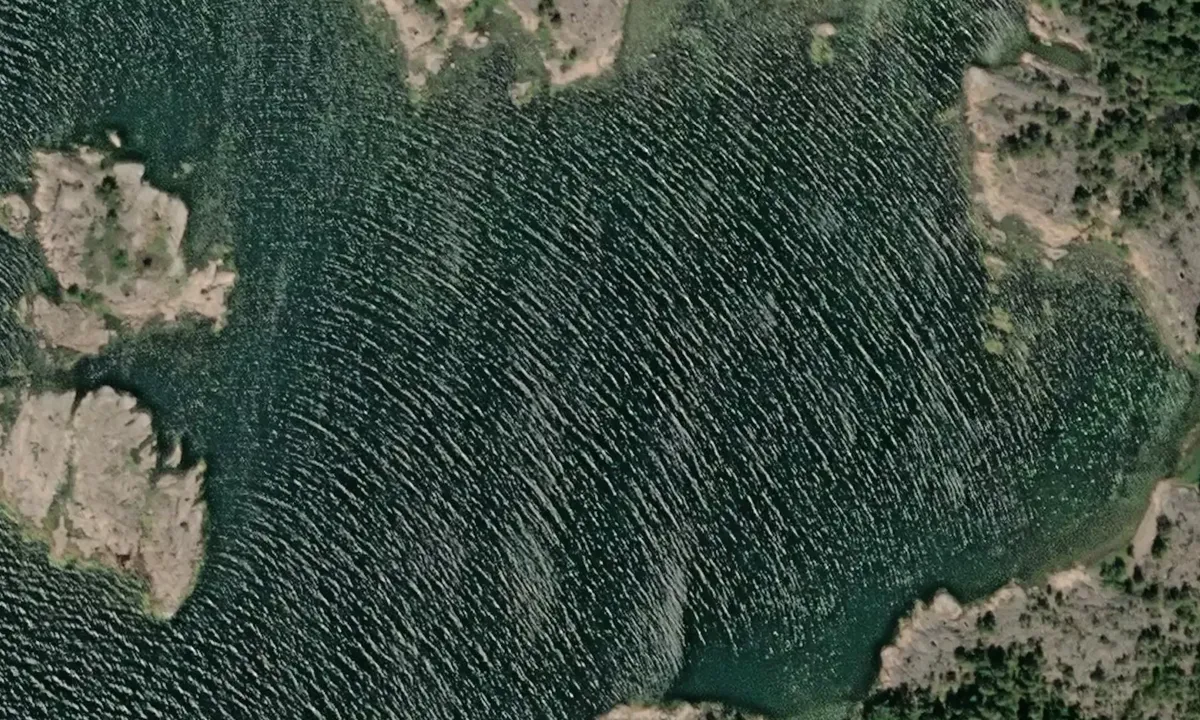 Satelite image of Saggö ön - Svartvecka