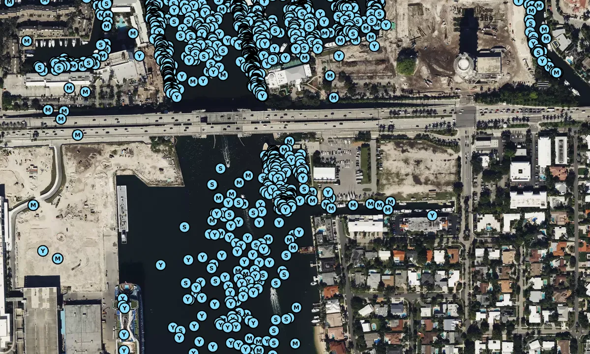 Satelite image of Sails Marina