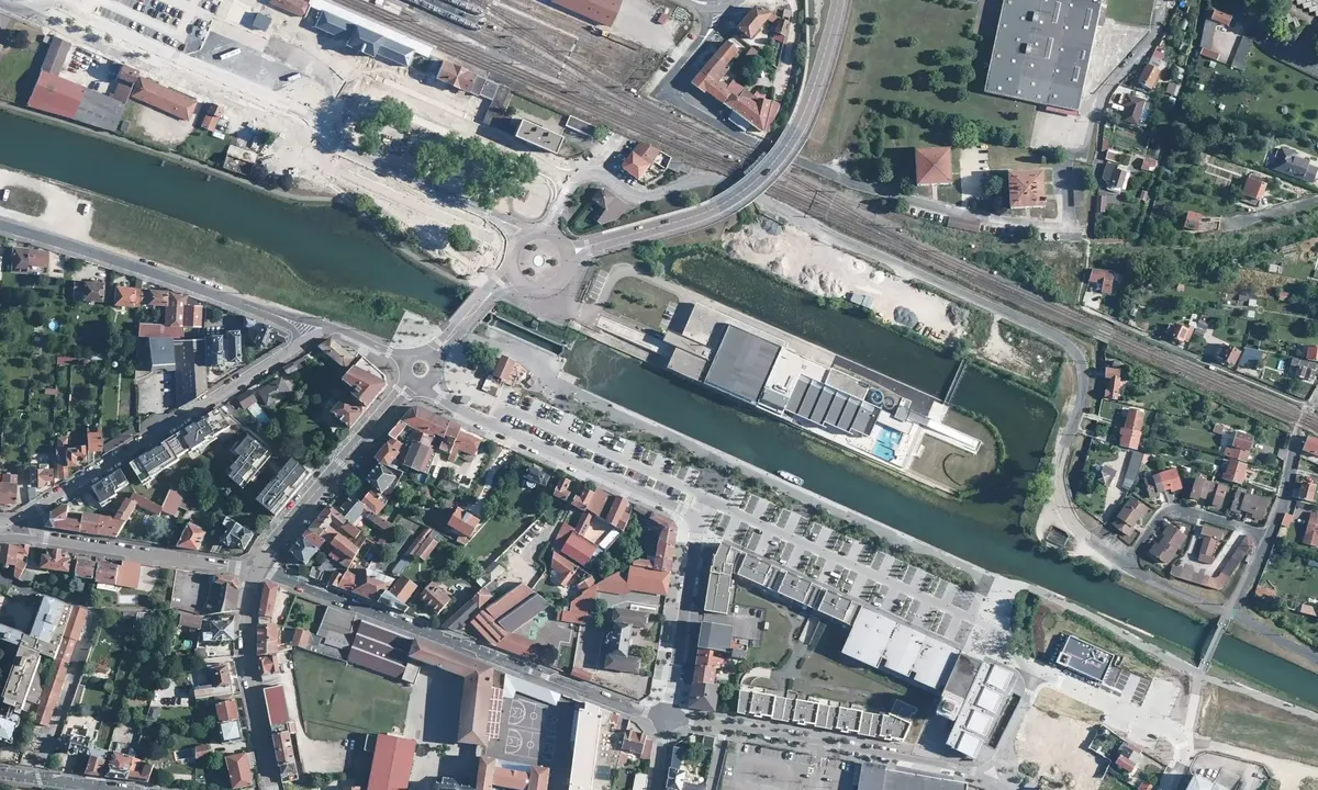 Satelite image of Saint-Dizier