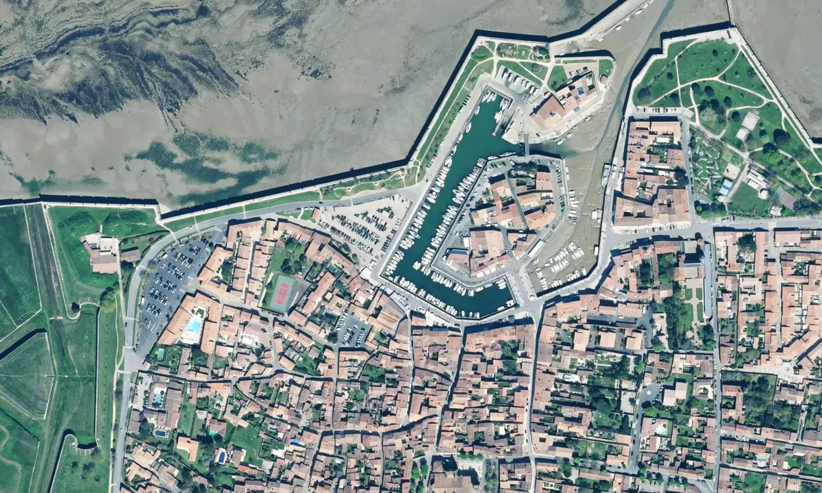Flyfoto av Saint-Martin-de-Ré