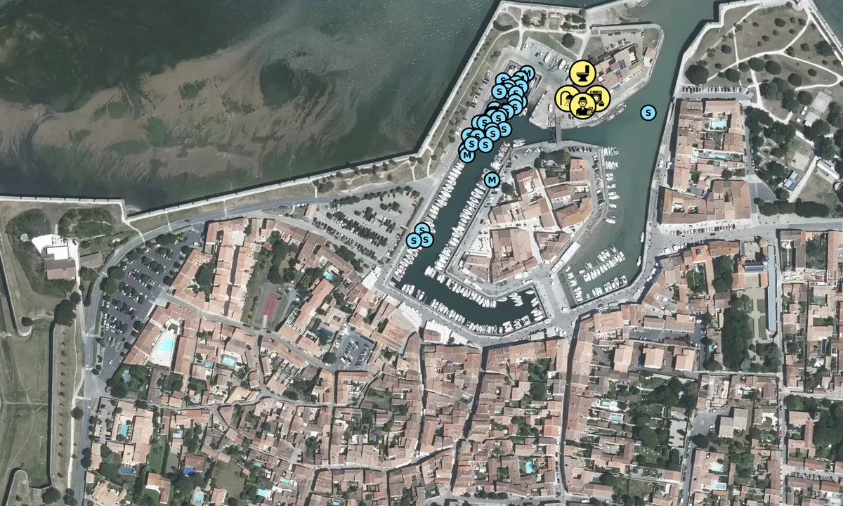 Satelite image of Saint-Martin-de-Ré