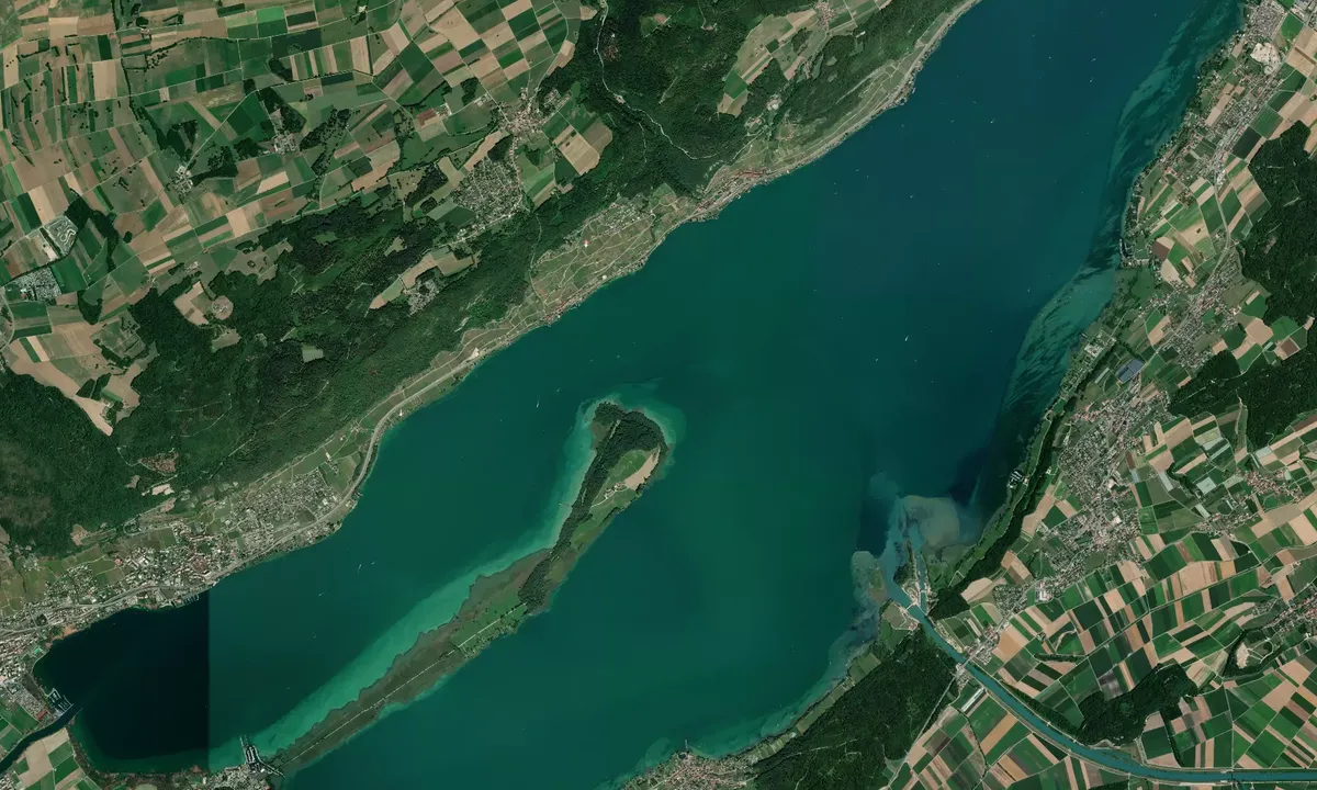Flyfoto av Saint Peters Island