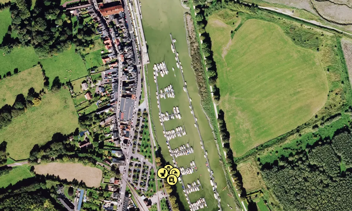 Satelite image of Saint Valery sur Somme
