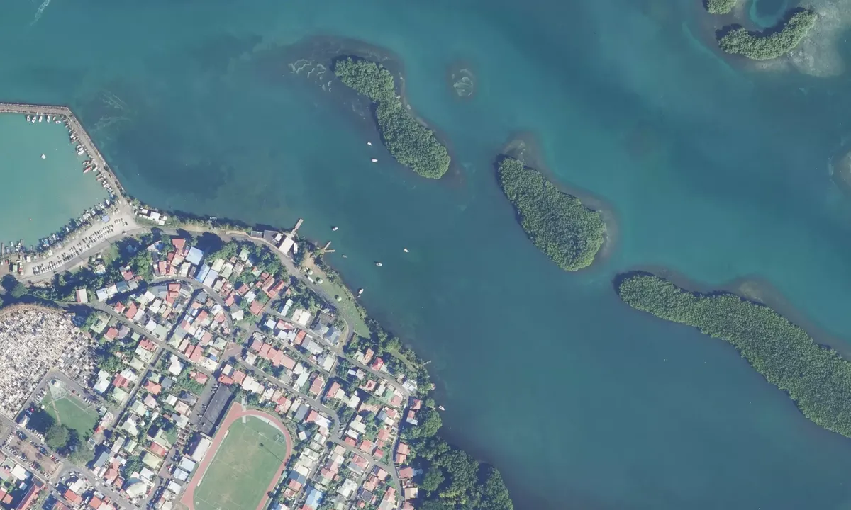 Satelite image of Sainte Rose
