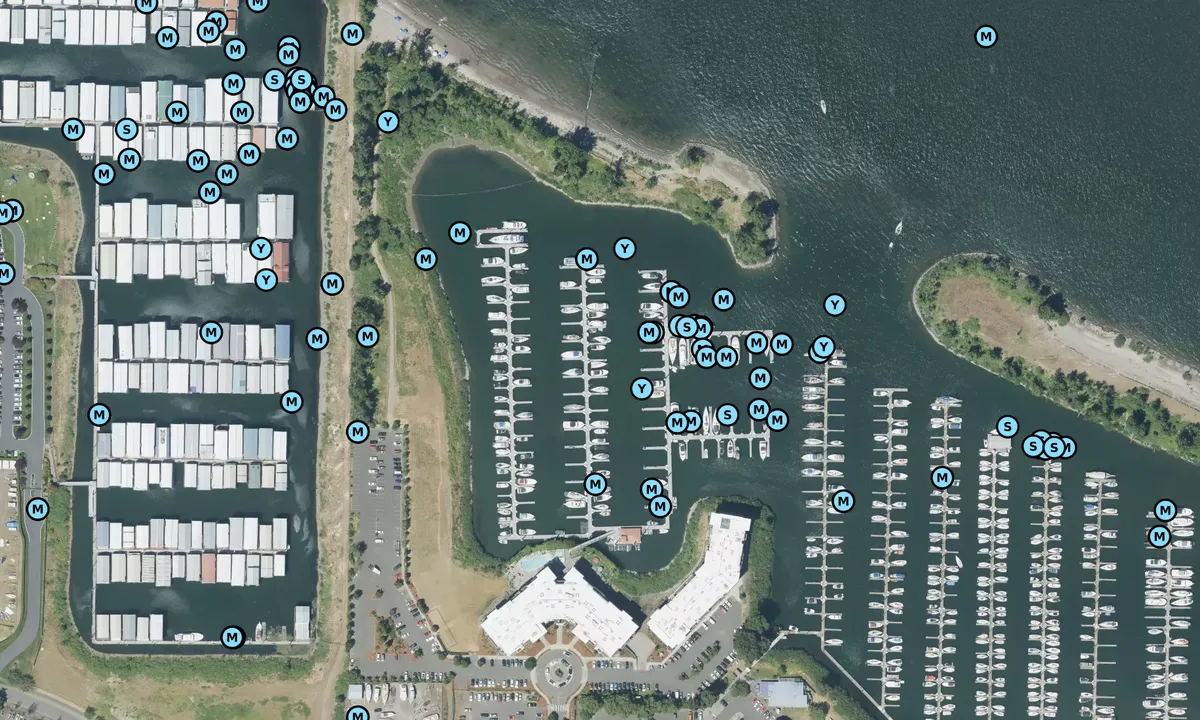 Satelite image of Salpare Bay Marina