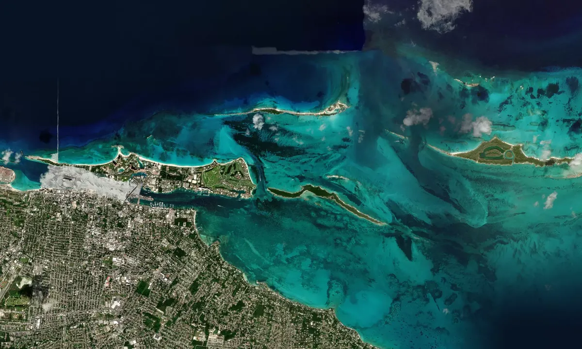 Flyfoto av Salt Bay - New Providence