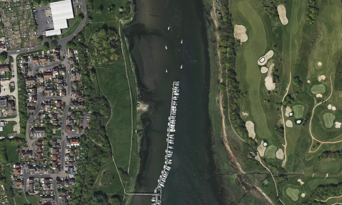 Satelite image of Salterns