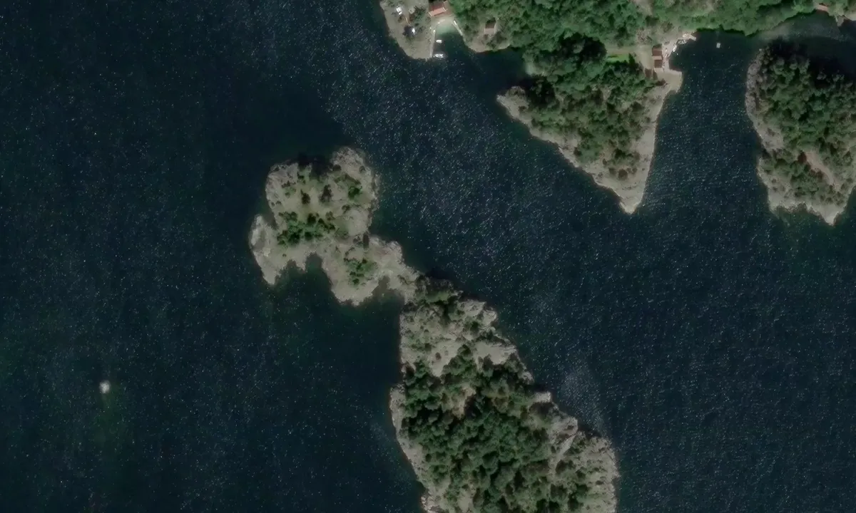 Satelite image of Saltholmen - Høvåg