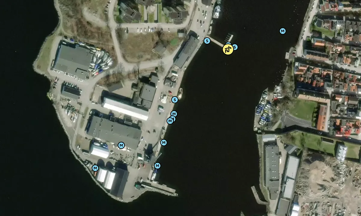 Satelite image of Saltö Fiskhamn