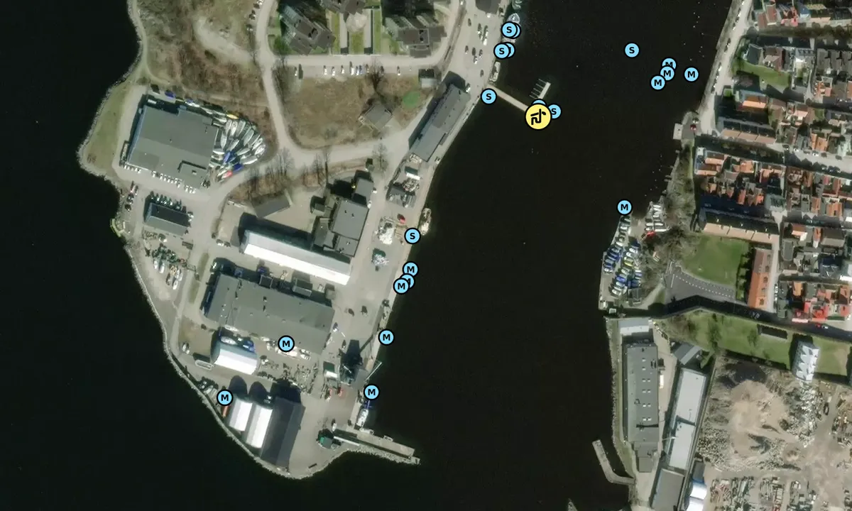 Satelite image of Saltö Fiskhamn