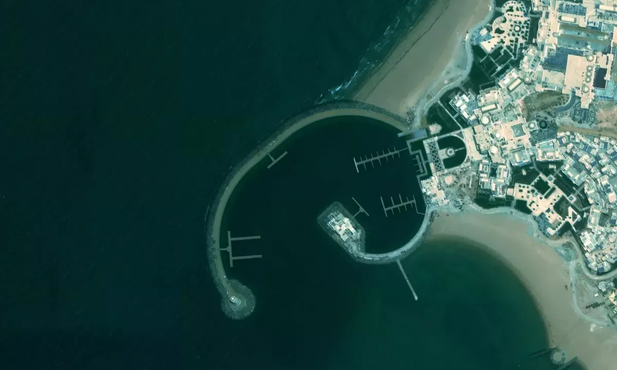 Satelite image of Salwa Beach Resort