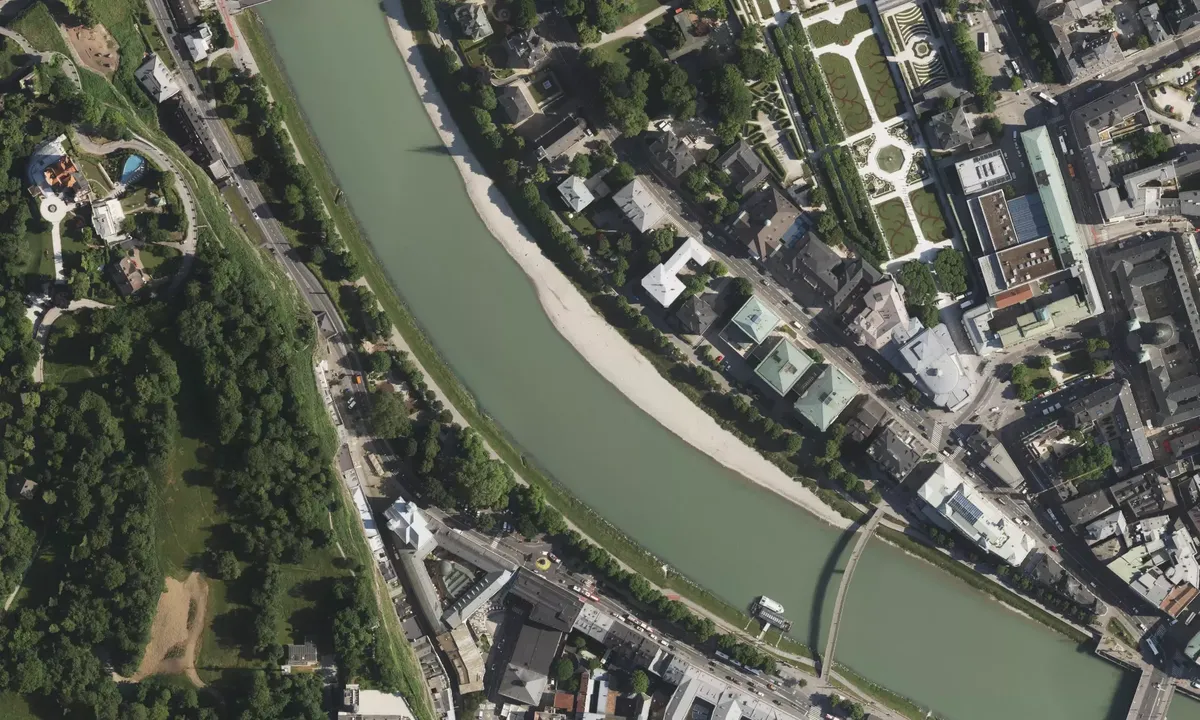 Satelite image of Salzach