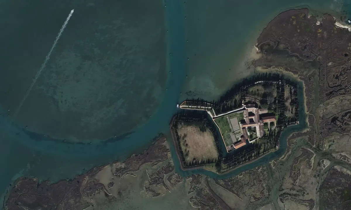Satelite image of San Francesco Del Deserto