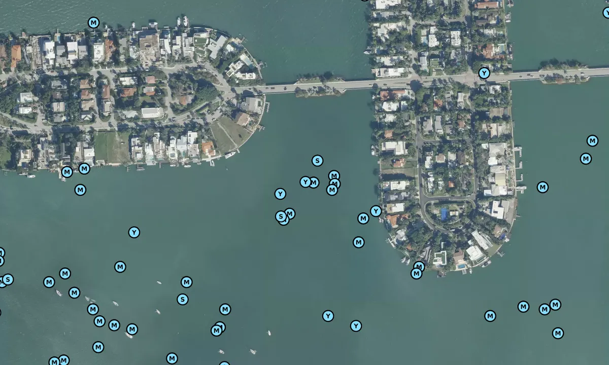 Satelite image of San Marino Island South