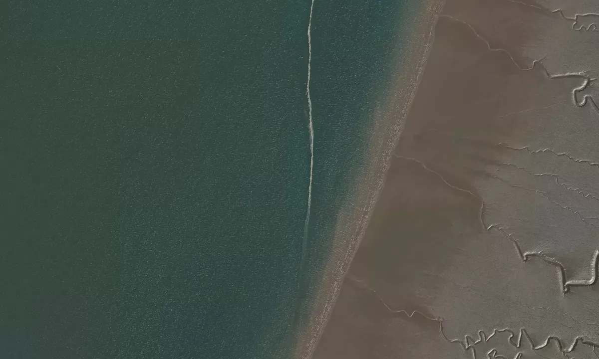 Satelite image of Sand Bay