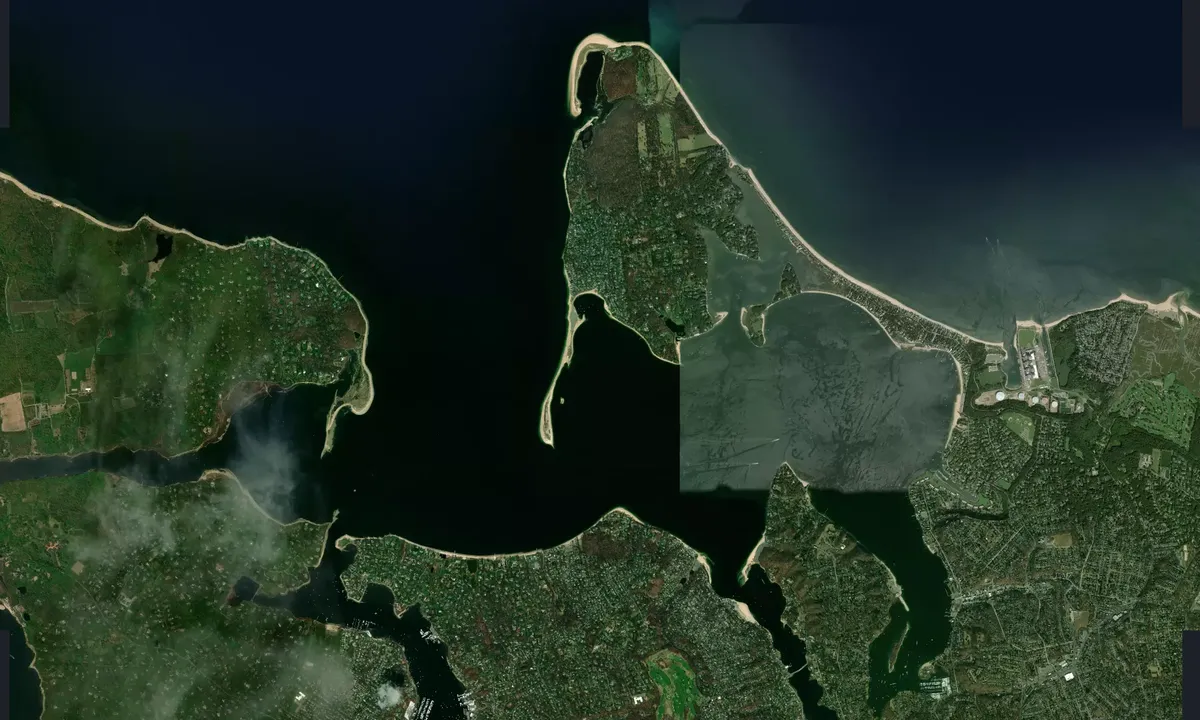 Flyfoto av Sand City
