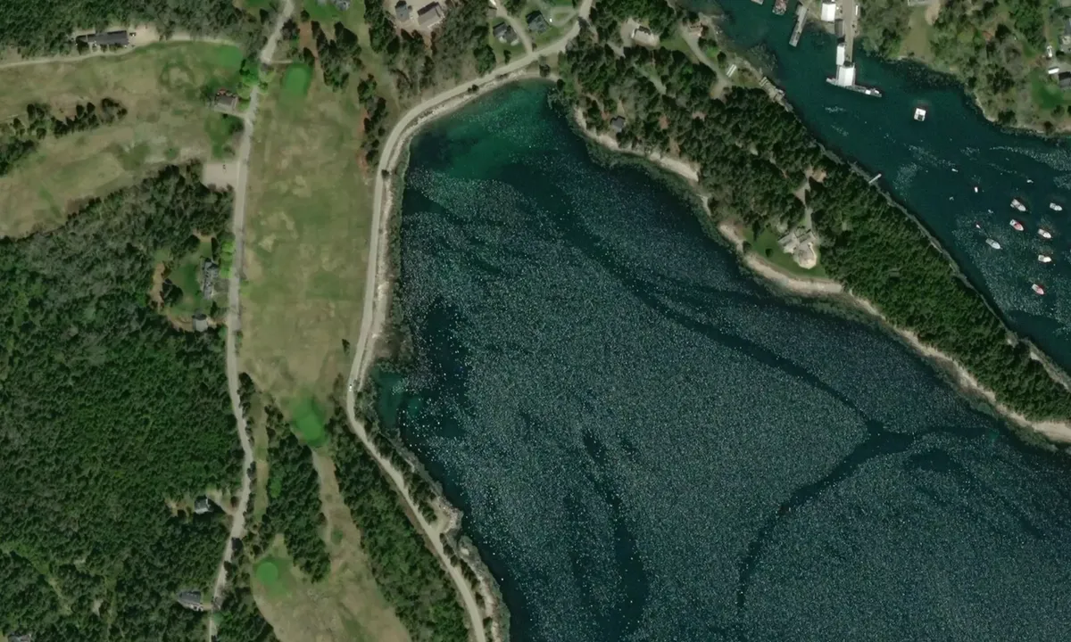 Flyfoto av Sand Cove 2