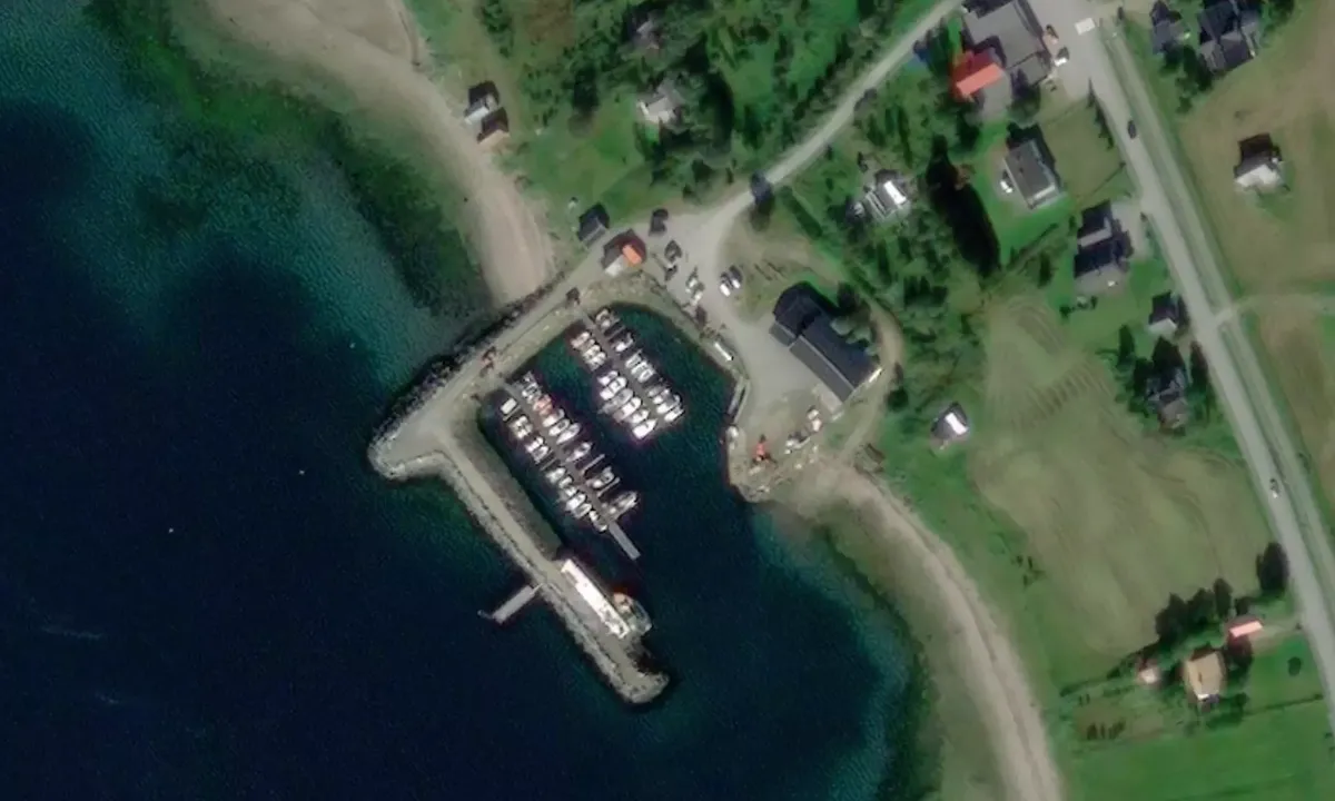 Satelite image of Sand Havn