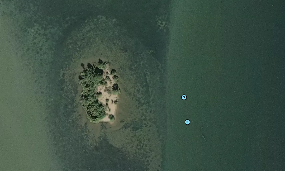 Satelite image of Sand Island