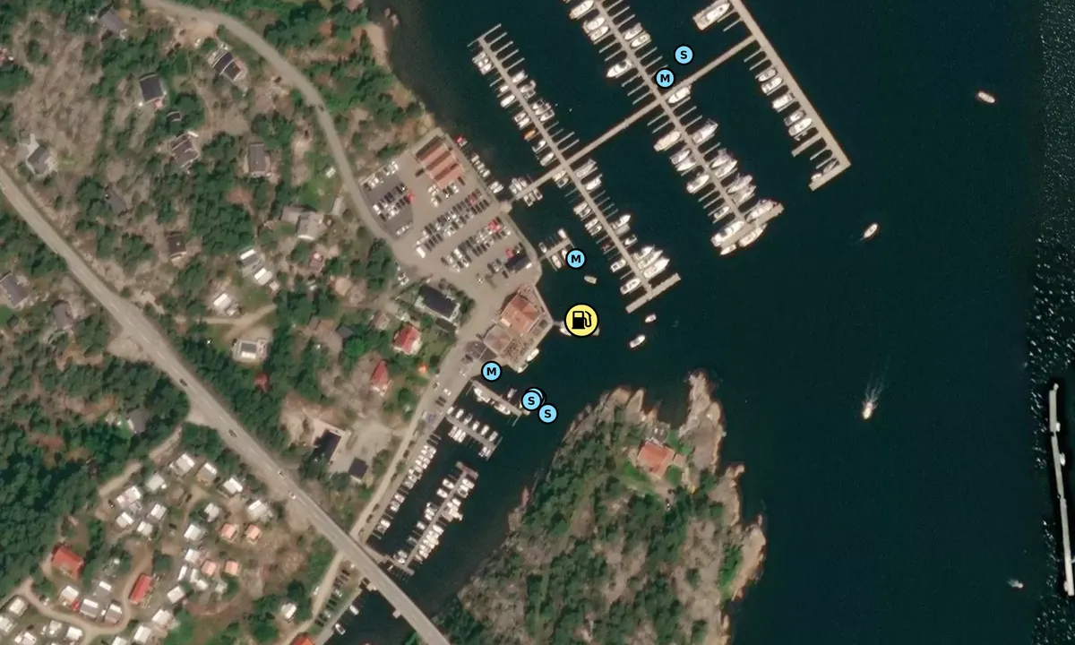 Satelite image of Sand Marina