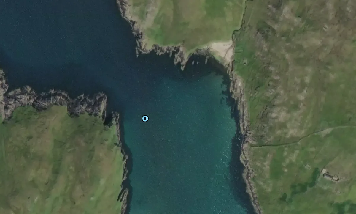 Satelite image of Sand Voe