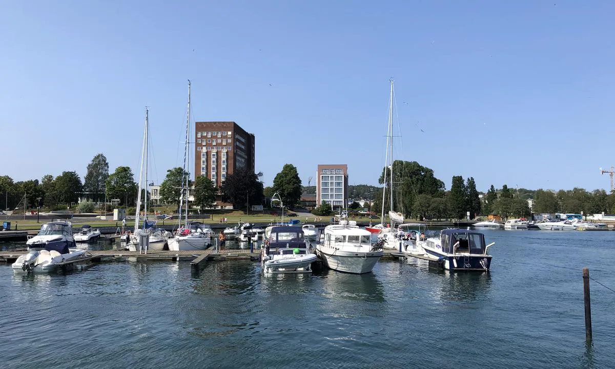 Gjestebrygga hos Sandefjord Miljømarina.