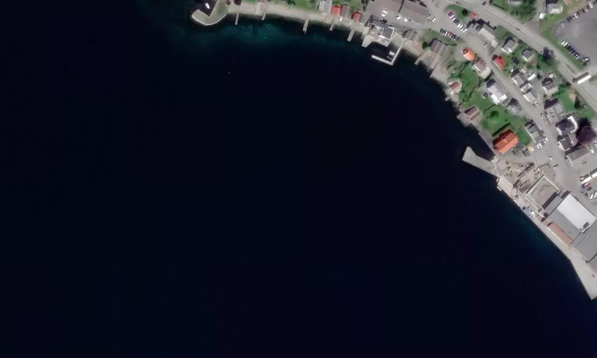 Satelite image of Sandeid Båthavn