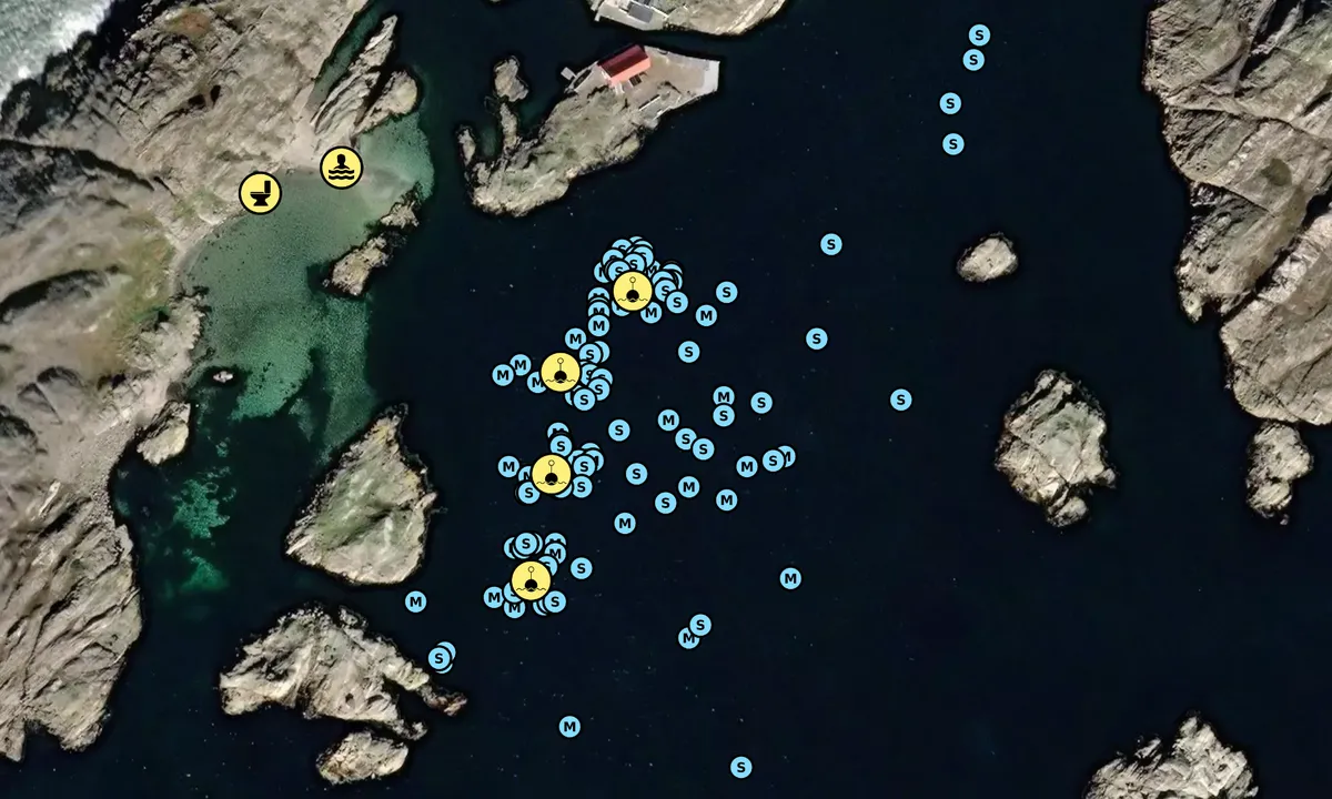 Satelite image of Sandholmen - SXK Västkust bouy