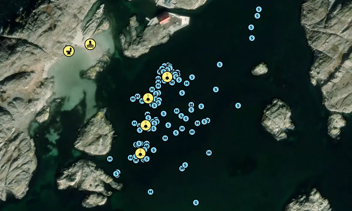 Satelite image of Sandholmen - SXK Västkust bouy